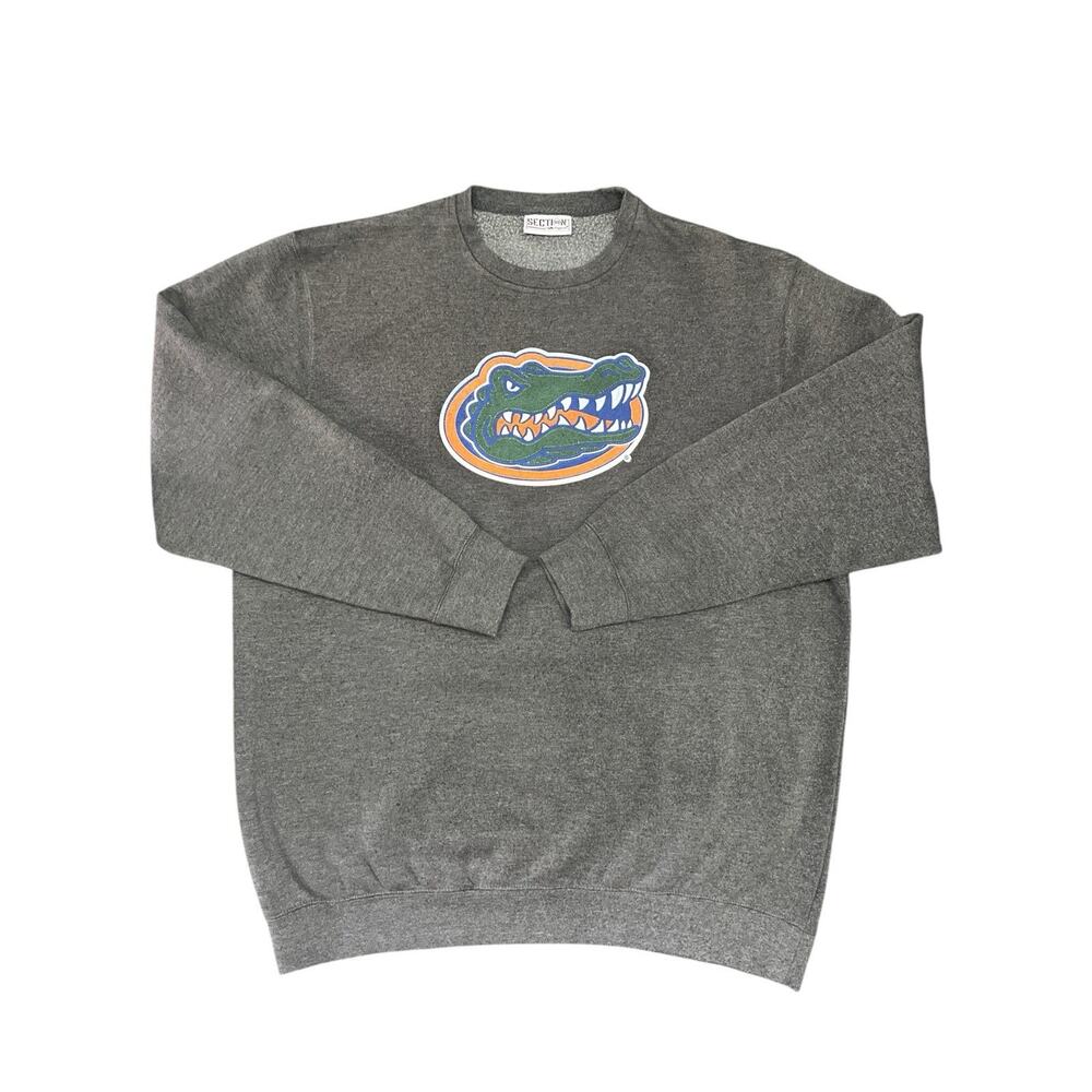 Vintage Florida Gators Section 101 Majestic Gray Sweatshirt Men’s XL NCAA